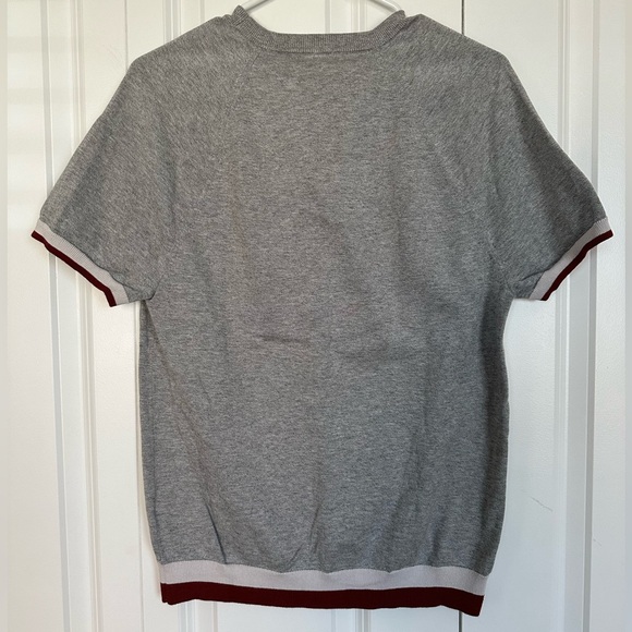 Banana Republic Short Sleeve Grey Light Sweater - Picture 2 of 6